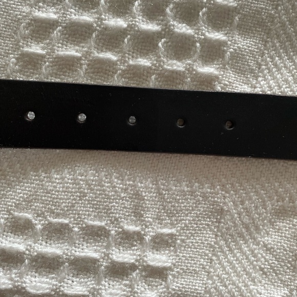 Lucky Brand 100% Leather Belt Men's Women's Handcrafted in the USA Black Size M - Picture 4 of 4